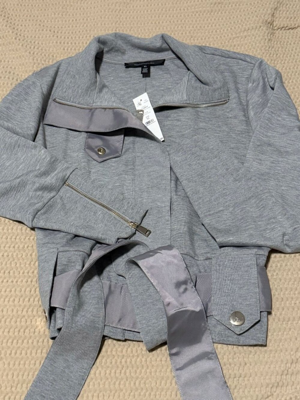 White House Black Market Gray Jacket